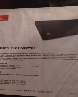 Cuscino anti reflusso (cuneo sotto materasso)