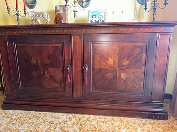 Servante mobile intarsiato