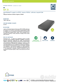 Pannelli isolanti in EPS 12 cm