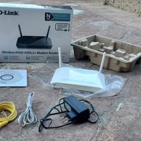 Modem Router D-Link DSL-2750B Wireless N300 ADSL2+
