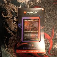 starter commander deck chaos incarnate nero-rosso
