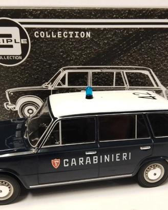 Fiat 124 familiare Carabinieri 1/18