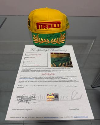 Cappello Lando Norris Brasile 2025 con COA