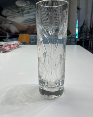 Vaso cristallo molato