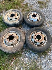 ruota,gomme e cerchio iveco daily 16H1x 5JK