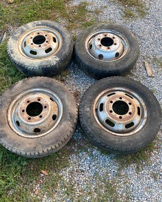 ruota,gomme e cerchio iveco daily 16H1x 5JK