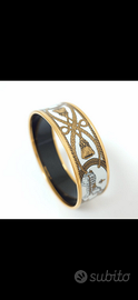 Bracciale Hermès metallo e smalto enamel bangle