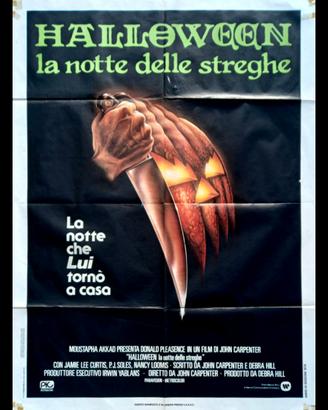 HALLOWEEN MANIFESTO CINEMA ORIGINALE