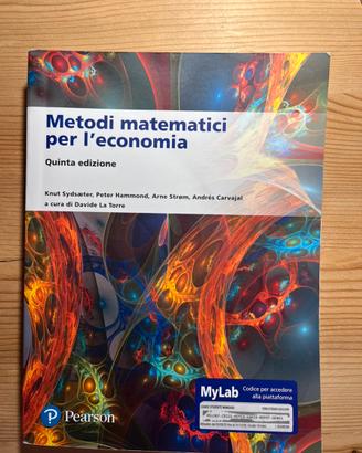 Metodi matematici per l’economia