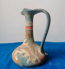Rara anfora minoica terracotta vintage 