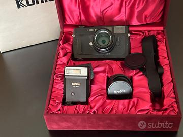 Konica Hexar RF kit con Hexanon 50 f/2 e Flash