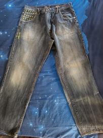 pantalone jeans pellepelle hip hop