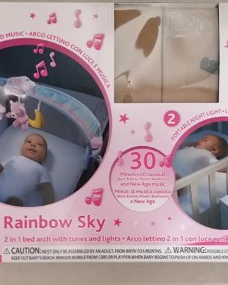 Chicco - arco lettino rainbow sky rosa