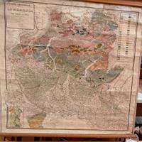 Carta geografica Taramelli del 1890