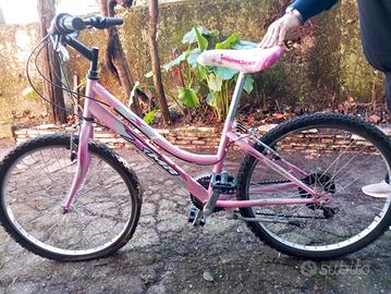 bicicletta mountain bike rosa 