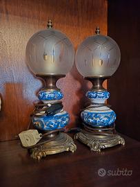 coppia lampade in ceramica