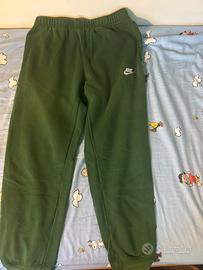 pantalone lungo nike verde