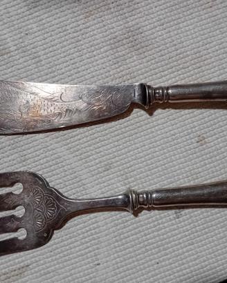 Posate da Portata Pesce Christofle - Vintage 1800
