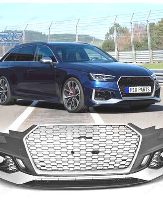 PARAURTI ANTERIORE AUDI A4 B9 15-19 RS4 PDC ARGENT