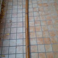TUBO PORTACANNA VINTAGE IN FINTO BAMBU PESCA MOSCA