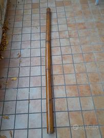 TUBO PORTACANNA VINTAGE IN FINTO BAMBU PESCA MOSCA