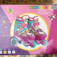 Pattini a rotelle bambina 31/34