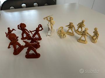 Soldatini indiani cowboy scala 1/32 anni 70
