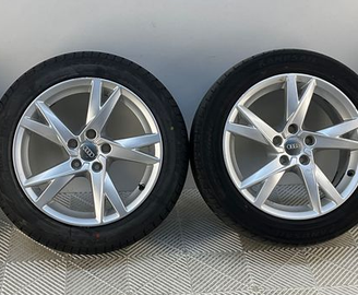 cerchi 17 originali audi + gomme seminuove estive