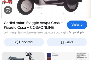 Ricambi Vespa Cosa 1