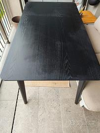Tavolo nero Ikea lisabo