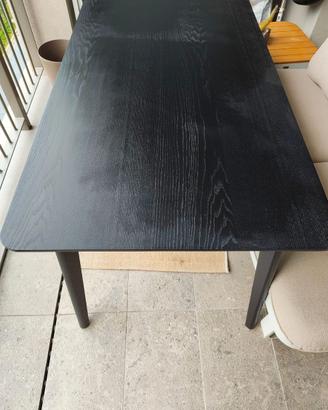 Tavolo nero Ikea lisabo