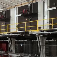 Parapetto zincato a caldo in moduli removibili