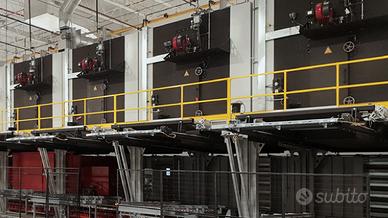 Parapetto zincato a caldo in moduli removibili