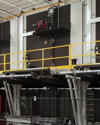 Parapetto zincato a caldo in moduli removibili