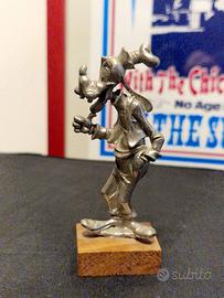 Pippo Statuetta in Peltro Vintage Disney