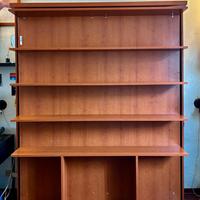 Letto a Scomparsa Girevole con Libreria
