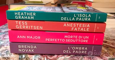 Lotto 4 libri Thriller/Romance Supertascabili 