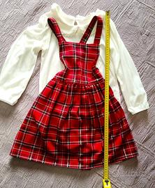 Completo natalizio HM vestitino+maglia 7/8anni, 12