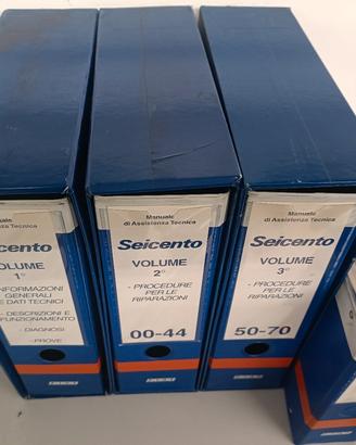 manuale officina fiat 600 anni 90 originale