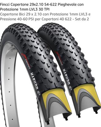 Copertoni MTB nuovi, ancora imballati