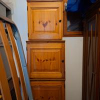 Set 3 mobili in legno