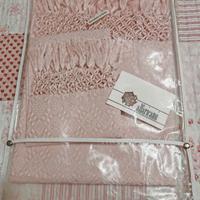 Coppia di asciugamani con frange/ Runner / centrin