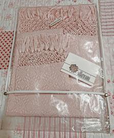 Coppia di asciugamani con frange/ Runner / centrin