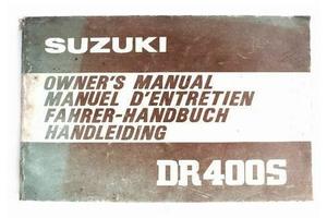 Manuale Suzuki DR 400 S