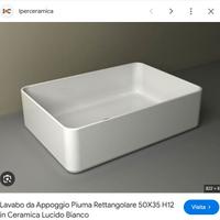 Lavabo Iperceramica ancora imballato
