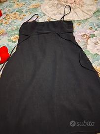 vestito nero taglia 40 usato due volte