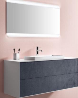 Specchio con  illuminazione LED da lavabo cm 120