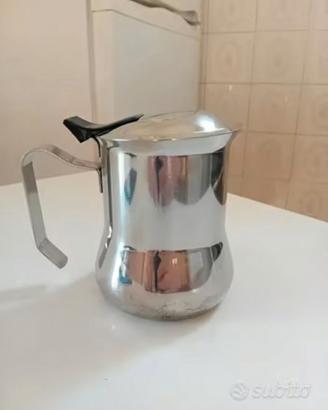 Lattiera bricco acciaio inox 18/10 Ghia