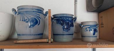 Set tre vasi in ceramica vintage