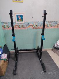 Rack porta bilanciere e porta dischi 
